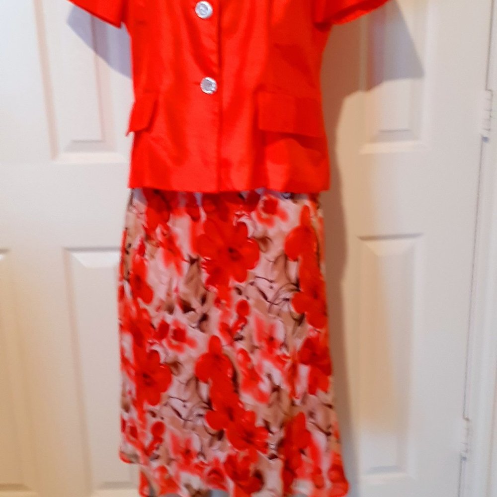 Dana Kay Skirt Suit Size 12